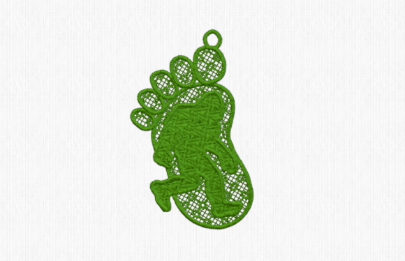 Bigfoot in Footprint Lace