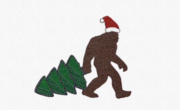 Bigfoot with Tree