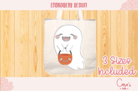 Candy Ghost Applique