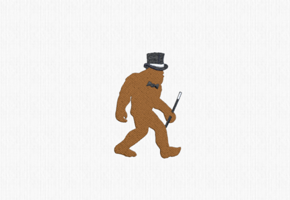 Classy Bigfoot Silhouette