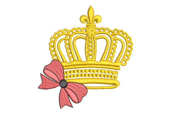 Crown with Bow Embroidery Design Review