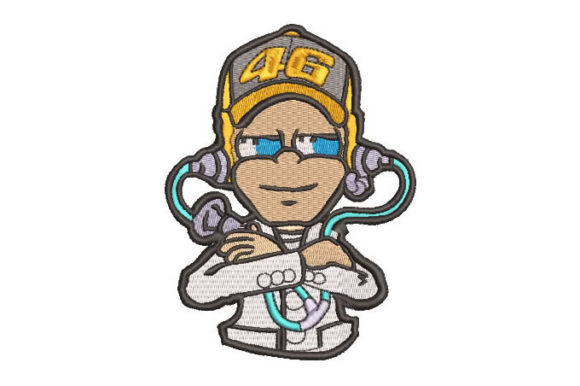 DJ with Headphones: A Modern Holiday Embroidery Staple