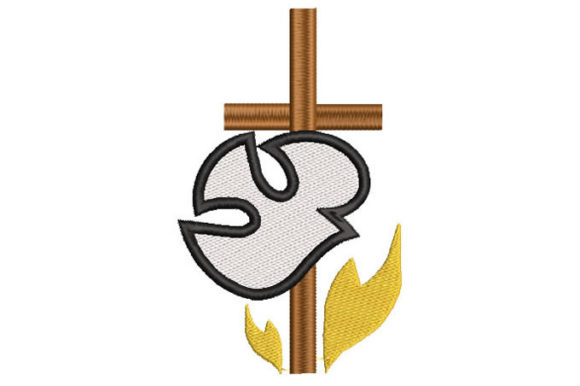 Dove with Cross: A Seasonal Embroidery Review