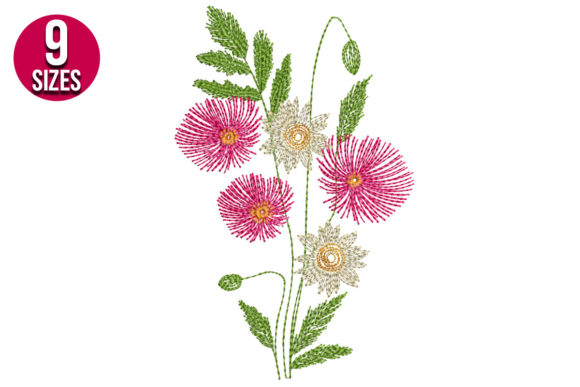 Flower Bunch: A Fresh, Versatile Bouquet for Real Embroidery Projects