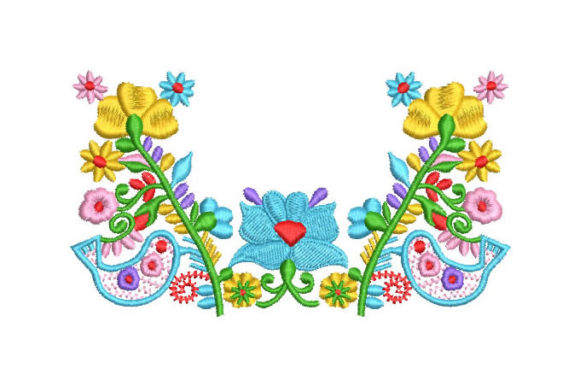 Flowers with Birds
