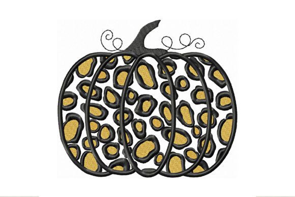 Leopard Pumpkin for Halloween