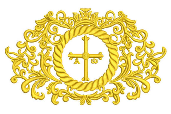 Ornamental Cross and Crown