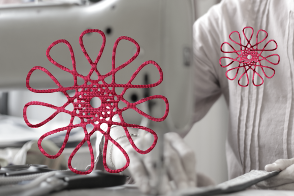 Pink Mandala: A Delicate, Versatile Embroidery Gem