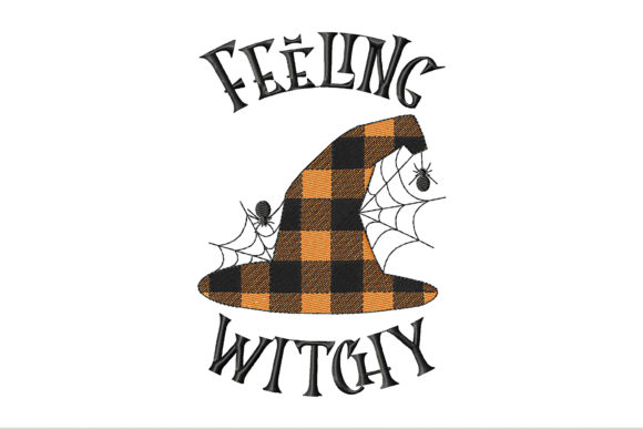 Plaid Witch Hat Feeling Witchy