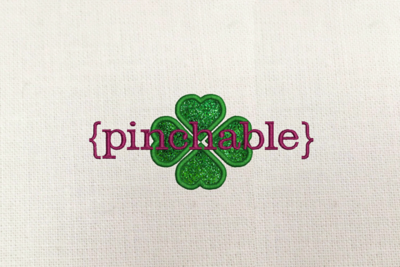 St. Patrick’s Day Pinchable Applique