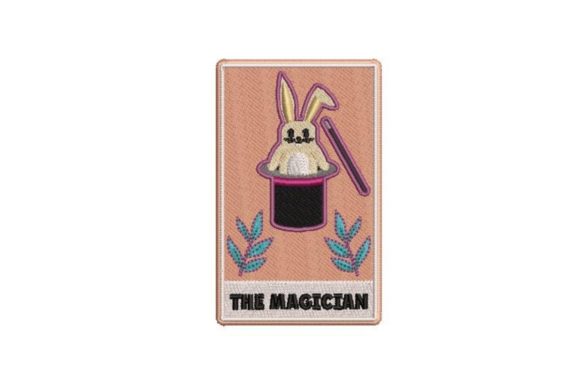 The Magician Kawaii Style Tarot Card
